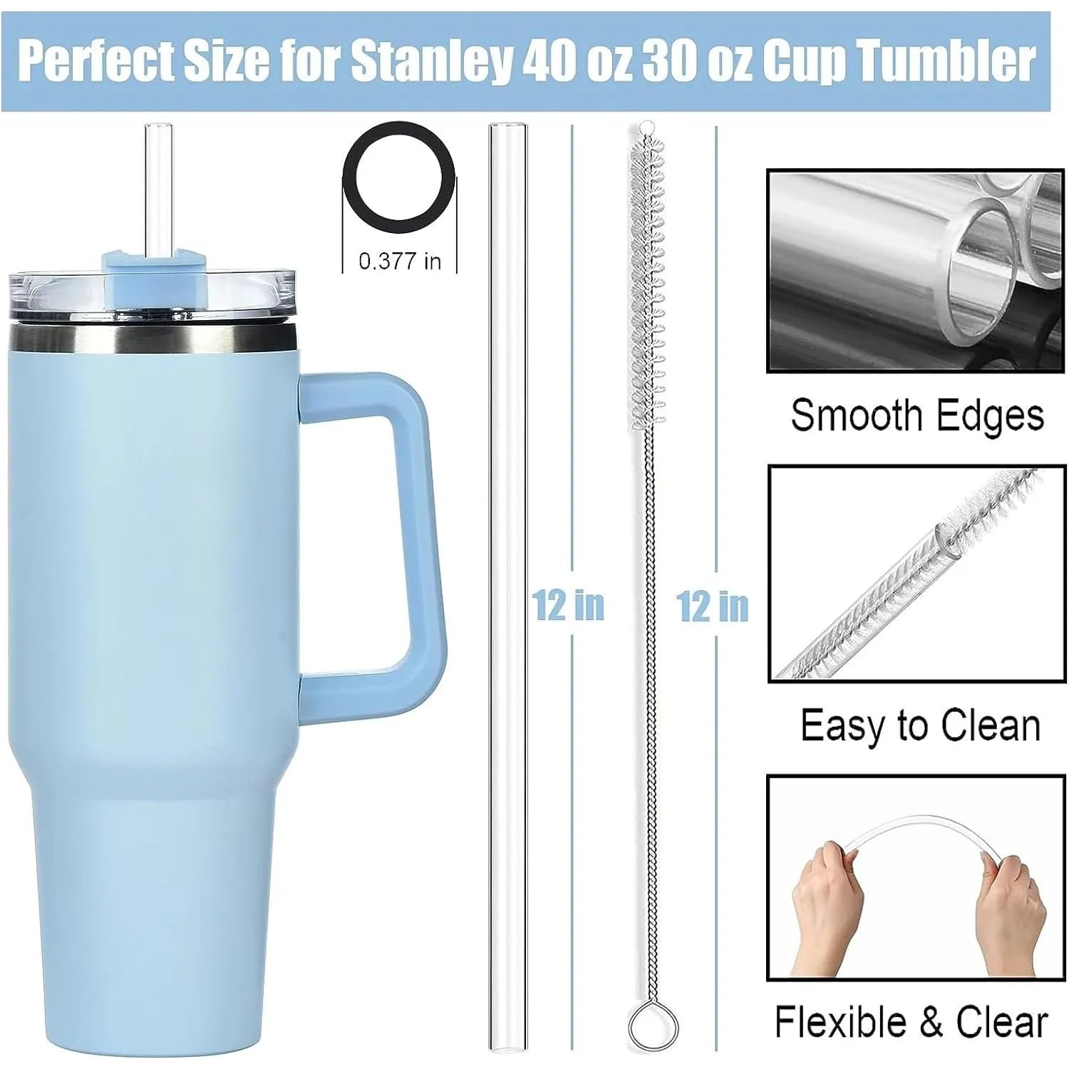Replacement Straws for Stanley Quencher