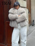 Elegant Faux Fur Jacket
